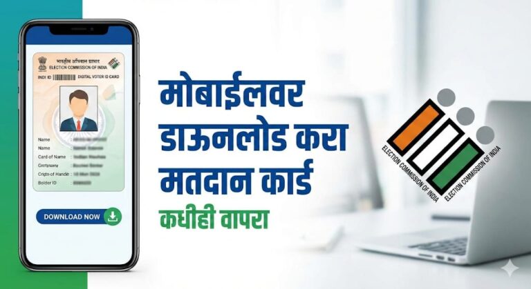 मतदान कार्ड डाउनलोड ऑनलाईन (2 मिनिटात) | Voter Card Download